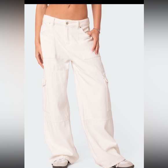 NWOT EDIKTED CARGO PANTS - Picture 2 of 2